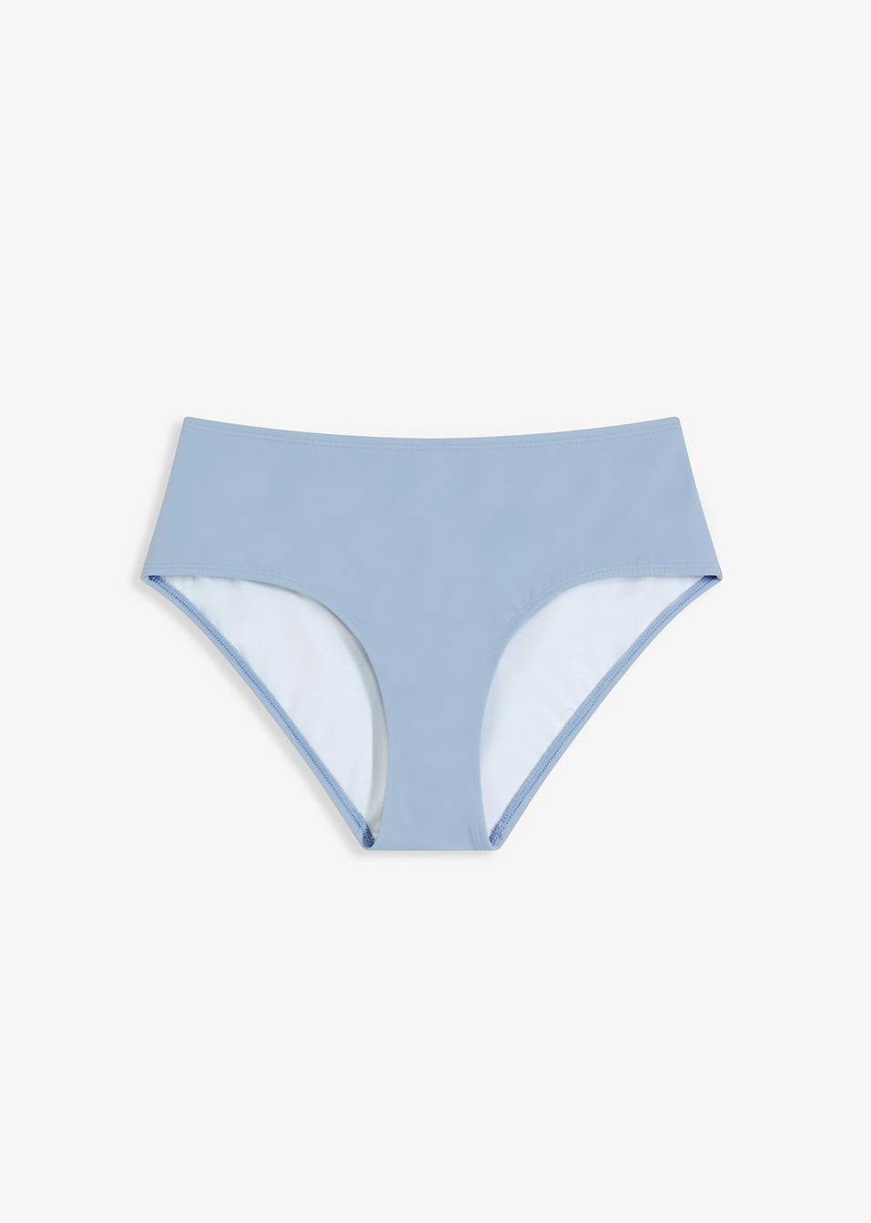 Ψηλόμεσο σλιπ για μπικίνι-Γαλάζιο-bonprix