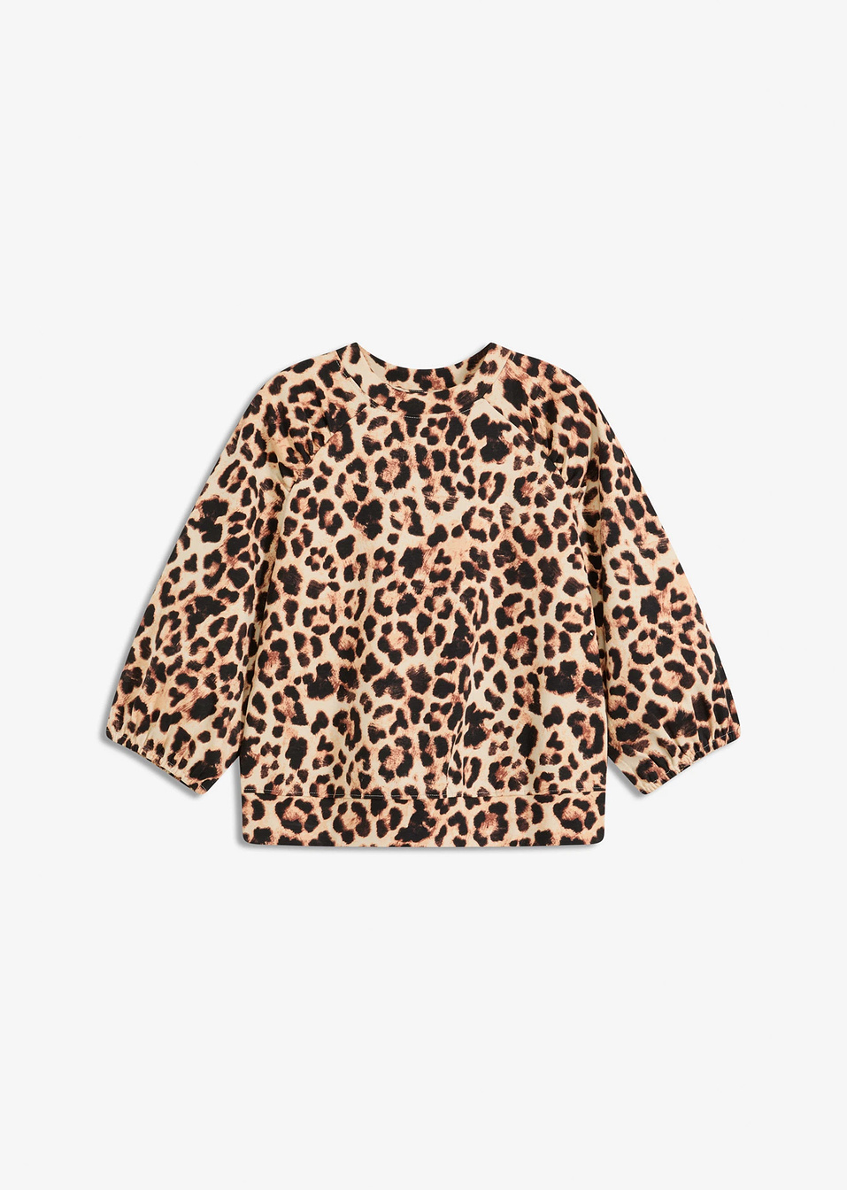 Φούτερ από καθαρό βιολογικό βαμβάκι-Μαύρο/Μπεζ-bonprix