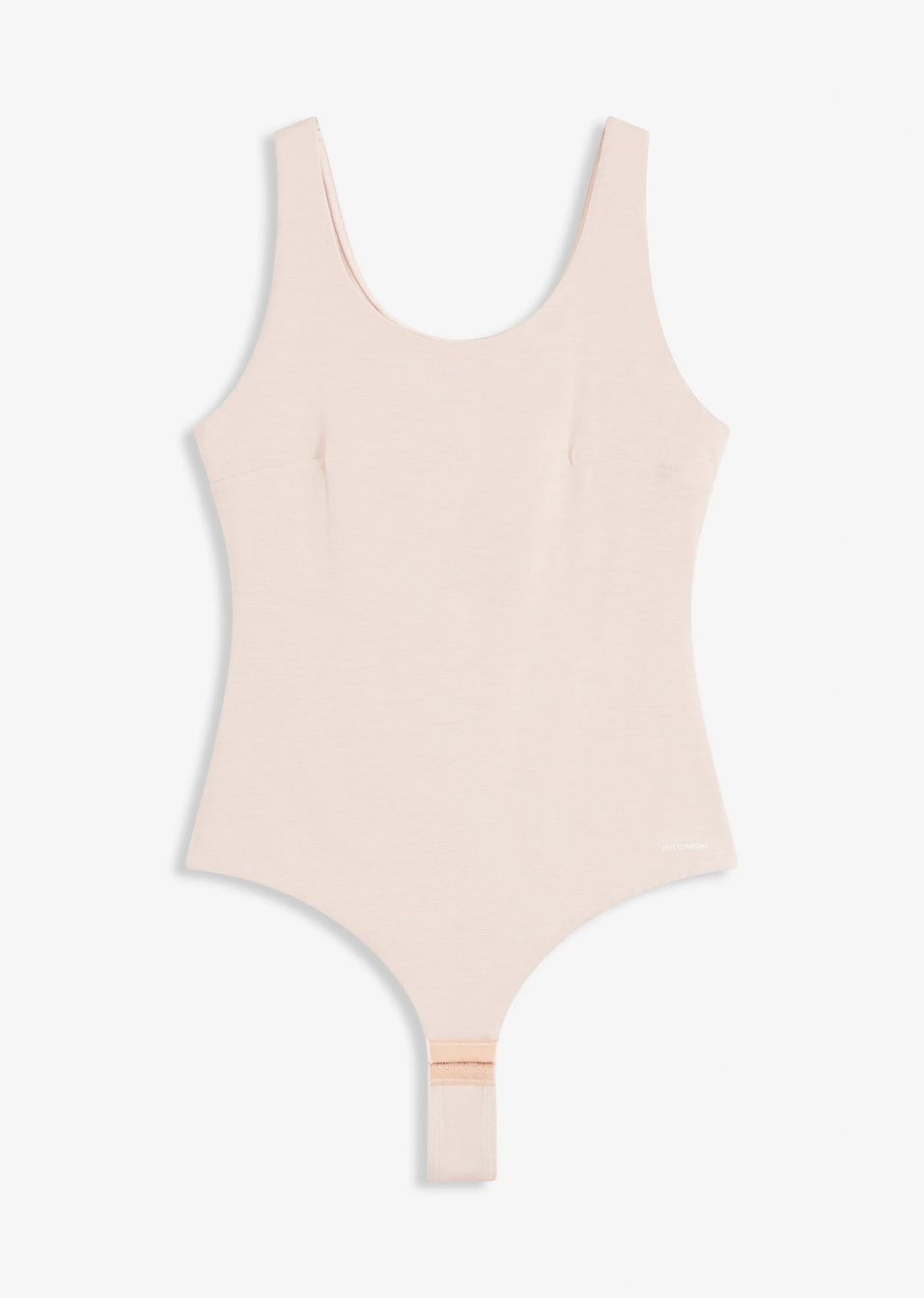 Боди от мек модал Feel Comfort-Телесен цвят-bonprix