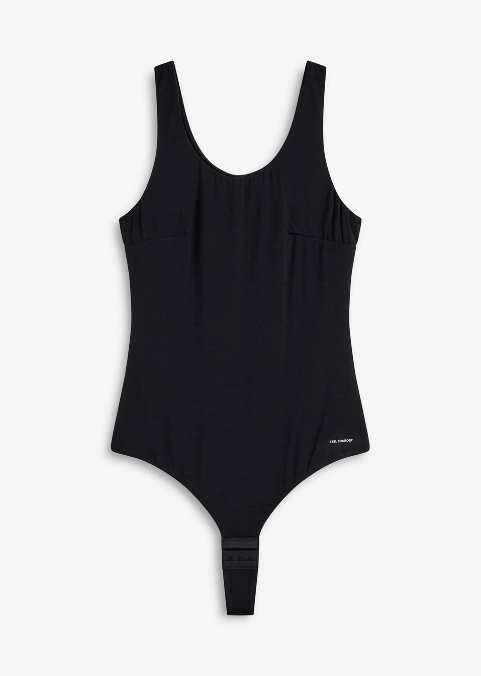 Κορμάκι με στρινγκ-Μαύρο-bonprix