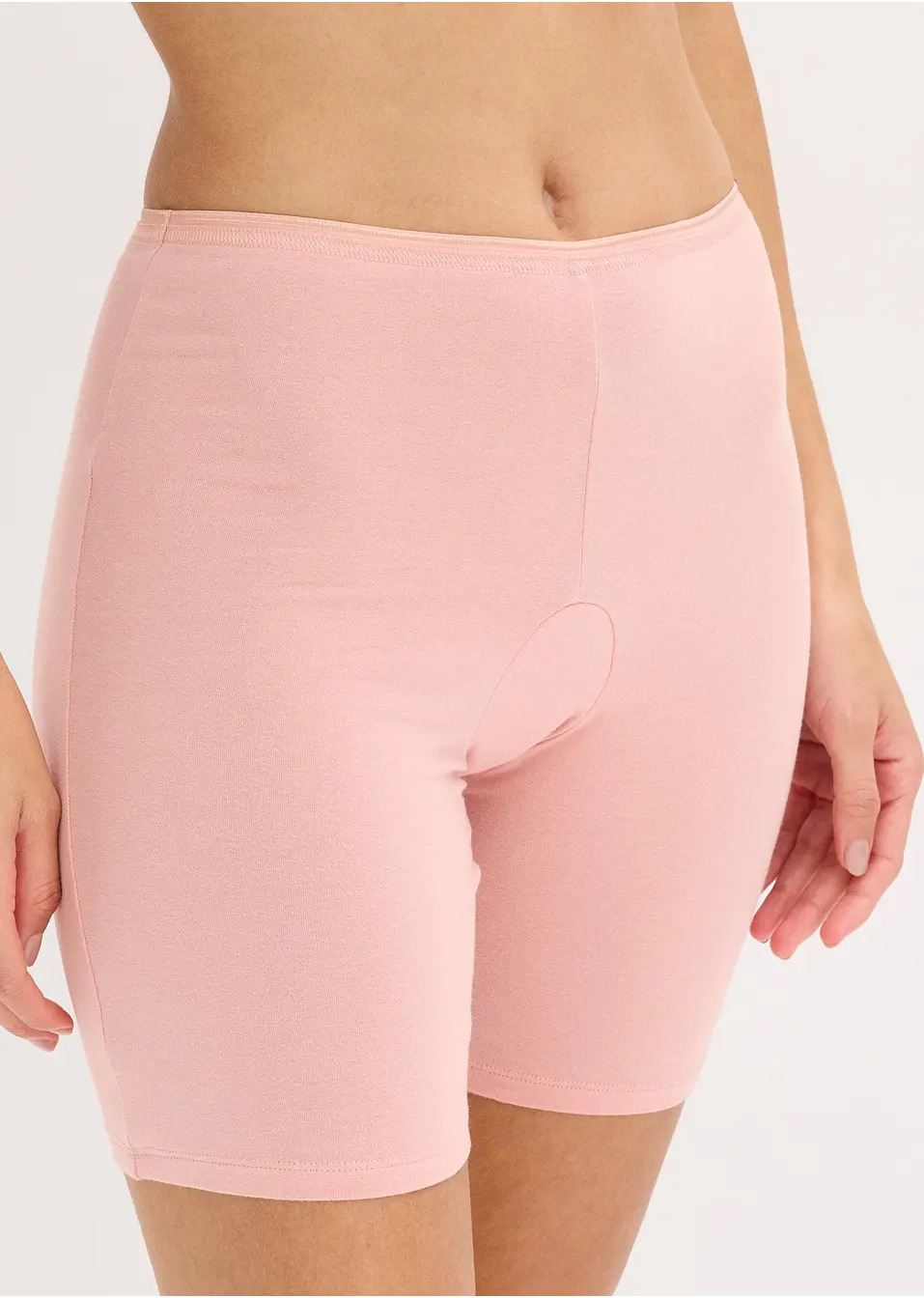 Μακρύ εφαρμοστό γυναικείο μποξεράκι με βιολογικό βαμβάκι (συσκευασία των 3)-bonprix