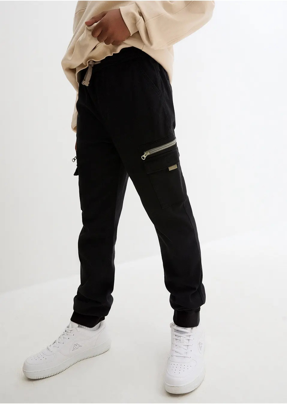 Ελαστικό παντελόνι cargo, regular fit-bonprix