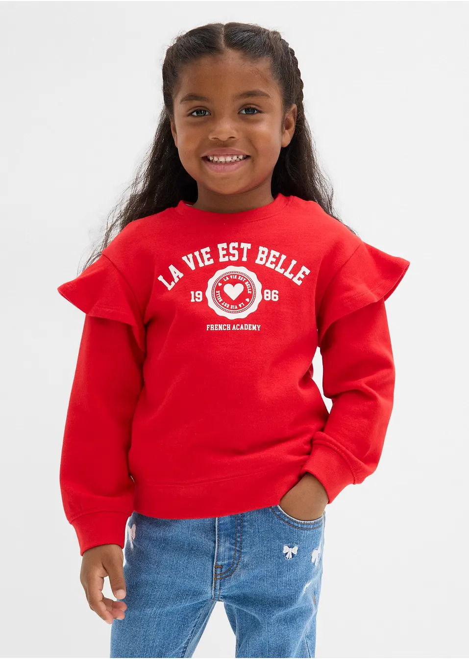 Φούτερ με μαλακό βιολογικό βαμβάκι (συσκευασία των 2)-bonprix