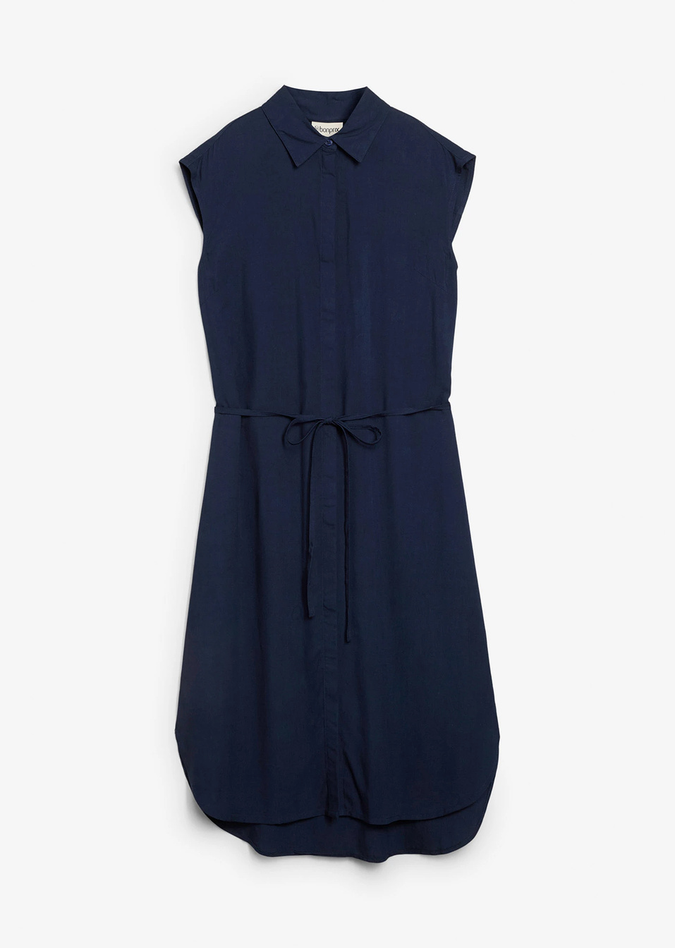 Φόρεμα από μαλακή βισκόζη-Μπλε σκούρο-bonprix