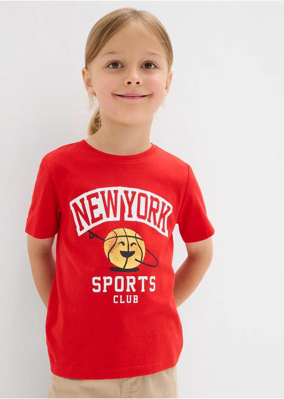 T-shirt από καθαρό βιολογικό βαμβάκι (συσκευασία των 2)-bonprix