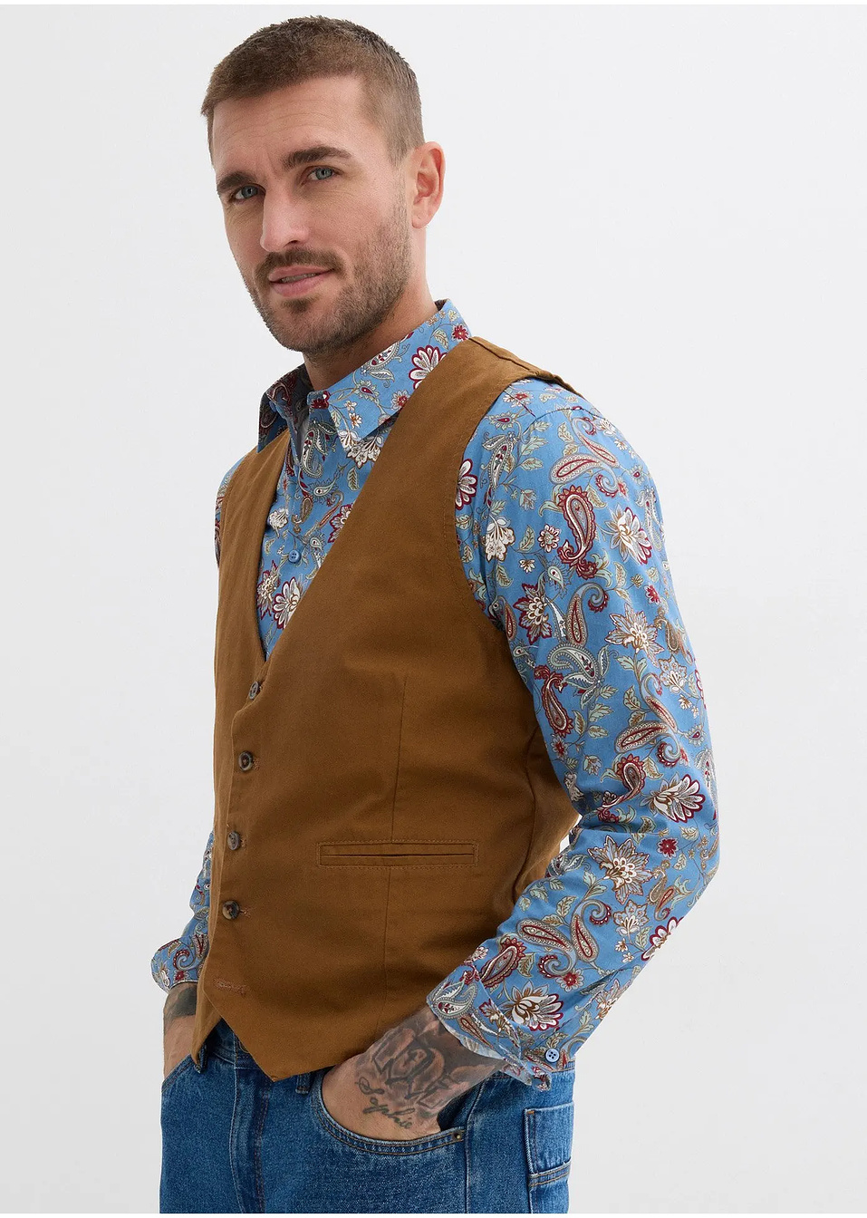 Βαμβακερό γιλέκο-bonprix