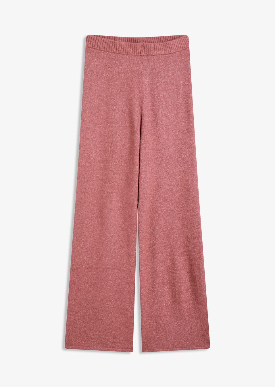 Πλεκτό παντελόνι-Του σταφυλιού ανοιχτό μελανζέ-bonprix