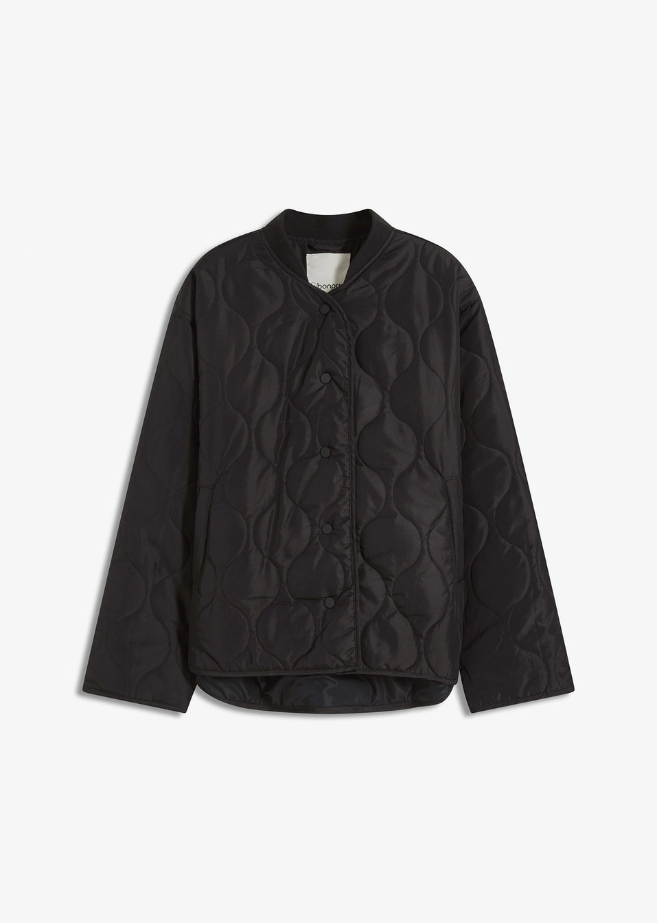 Πολύ ελαφρύ καπιτονέ μπουφάν-Μαύρο-bonprix