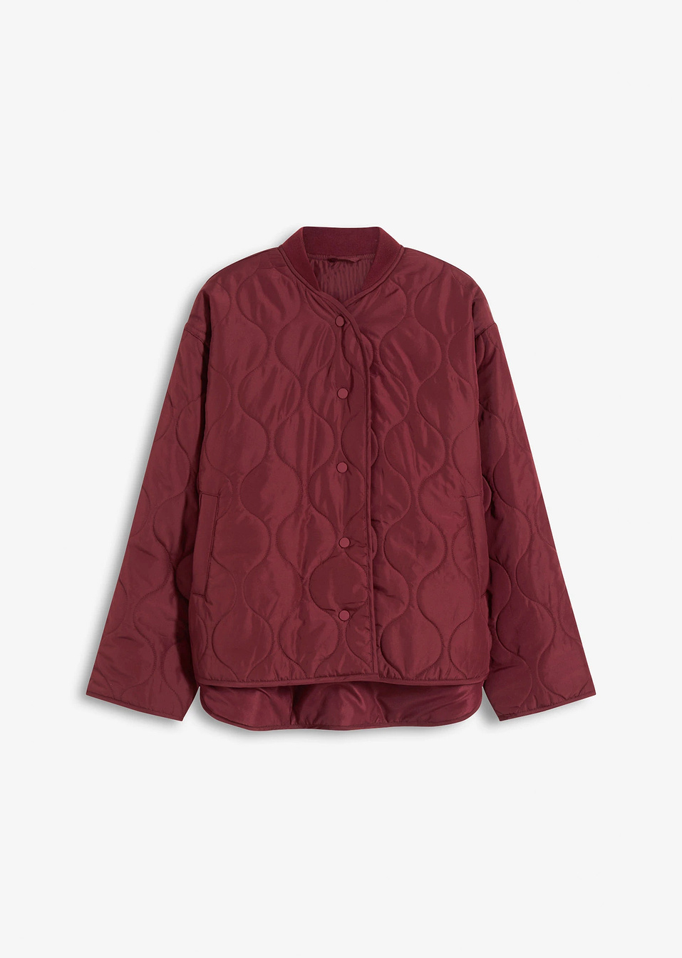 Πολύ ελαφρύ καπιτονέ μπουφάν-Του μούρου σκούρο-bonprix