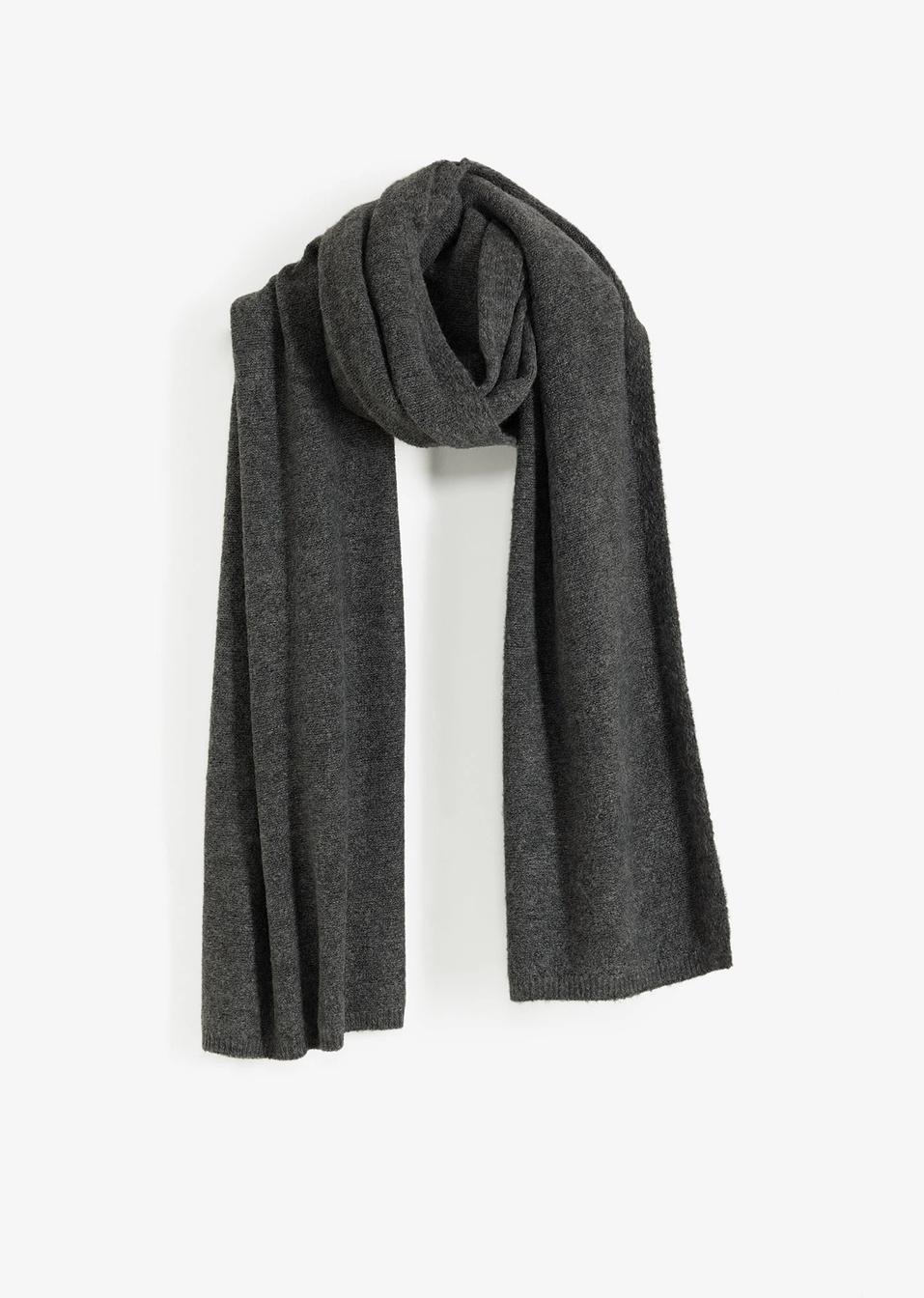 Κασκόλ-Ανθρακί/Γκρι σταχτί-bonprix