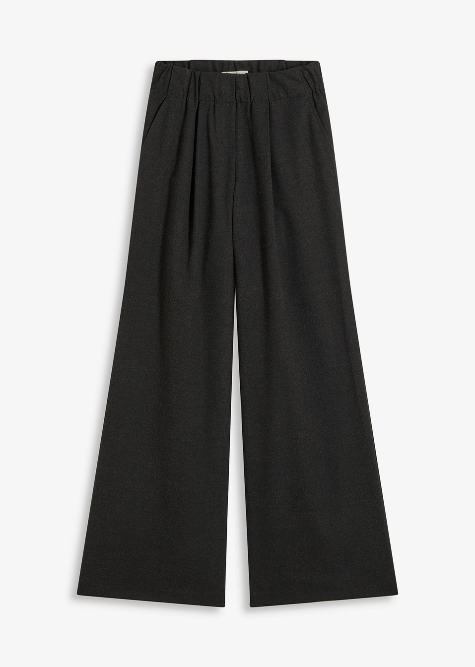 Παντελόνι-Ανθρακί σκούρο μελανζέ-bonprix