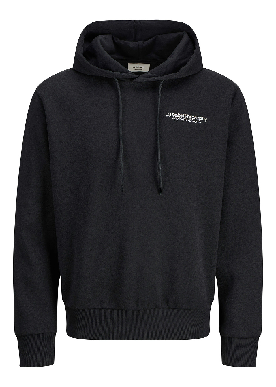 Φούτερ με κουκούλα JJ REBEL-Μαύρο-J&J Rebel