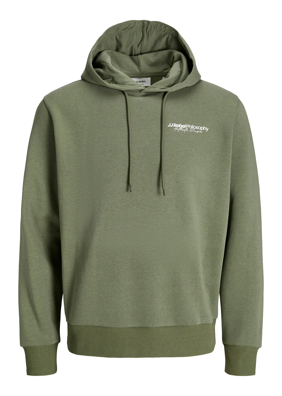 Φούτερ με κουκούλα JJ REBEL-Πράσινο λαδί-J&J Rebel