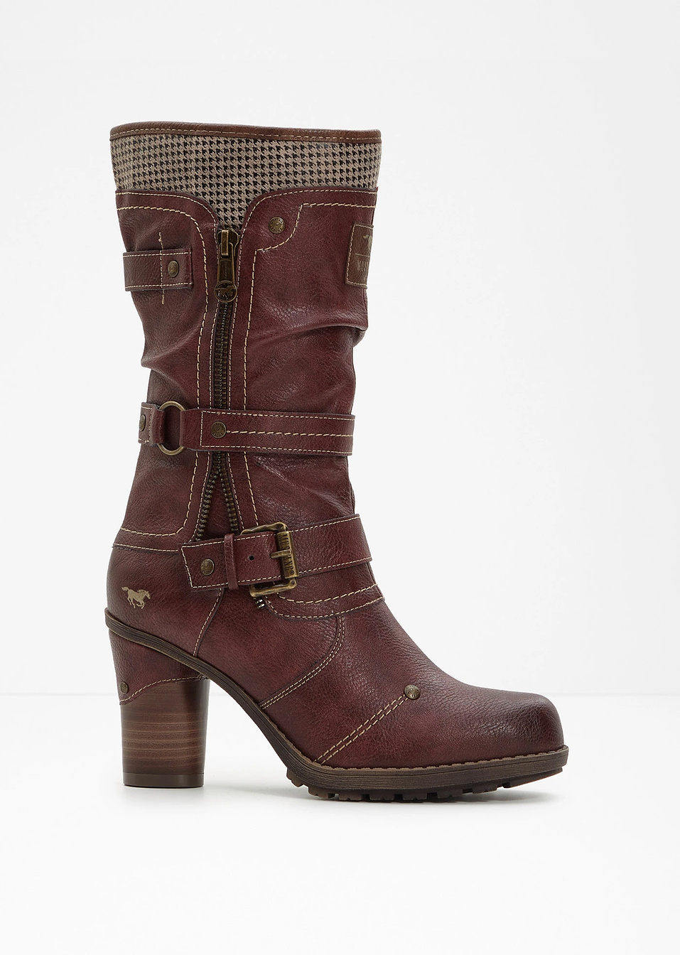 Μπότες Mustang-Μπορντό-Mustang