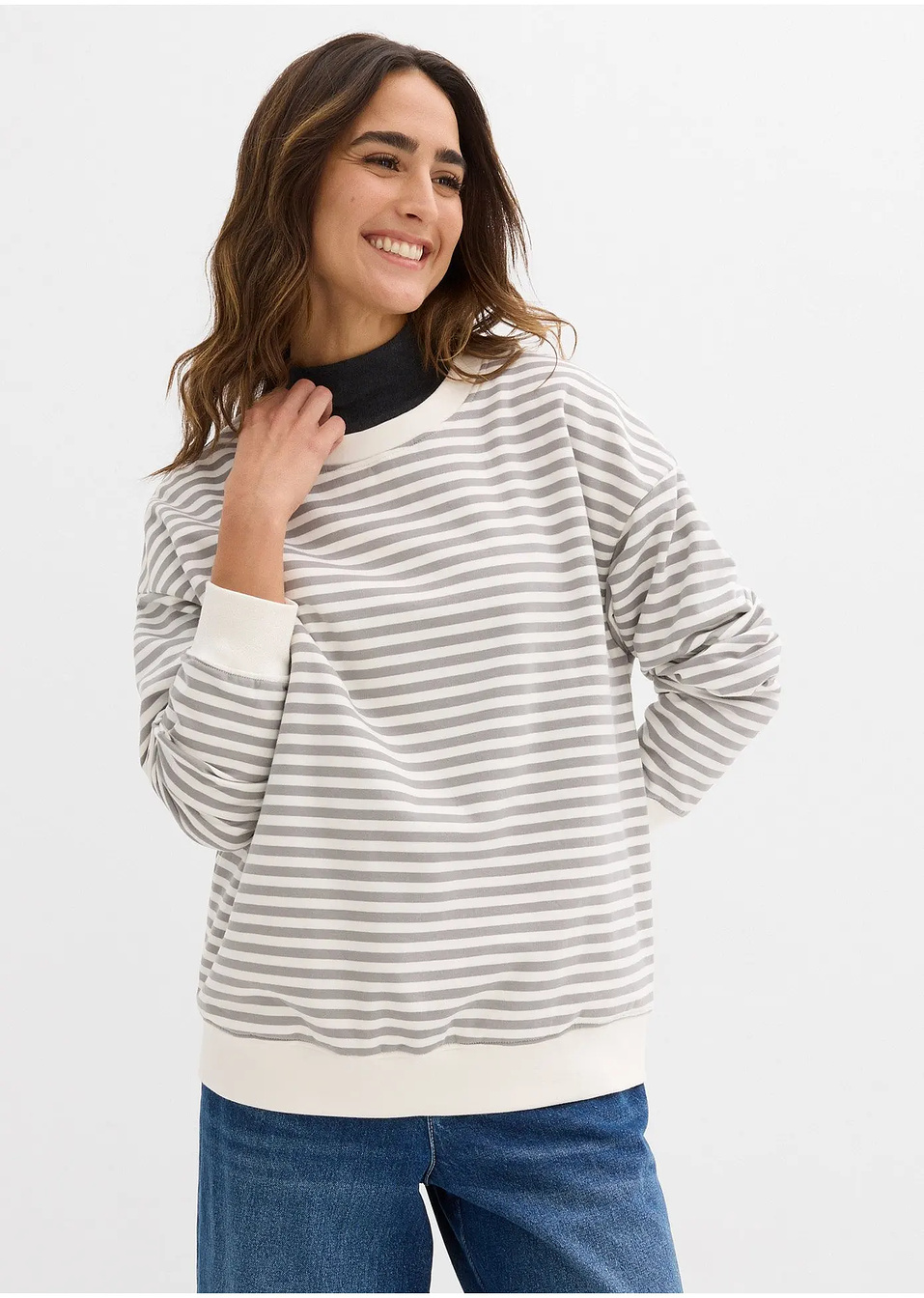 Φούτερ εγκυμοσύνης και θηλασμού από βιολογικό βαμβάκι-bonprix