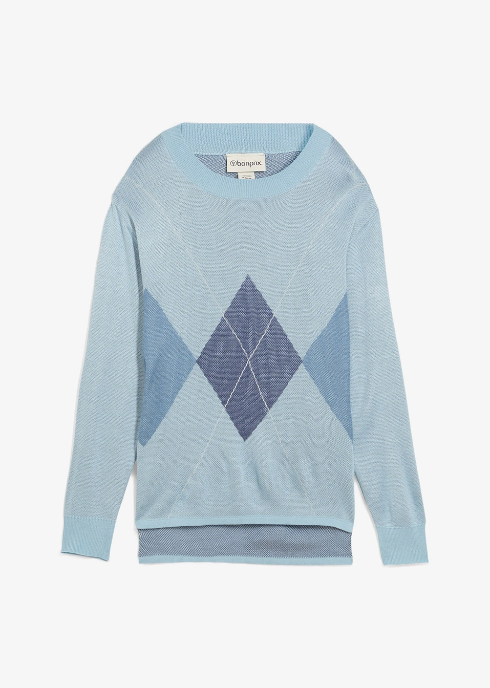 Μακρύ πουλόβερ-Του πάγου καρό-bonprix