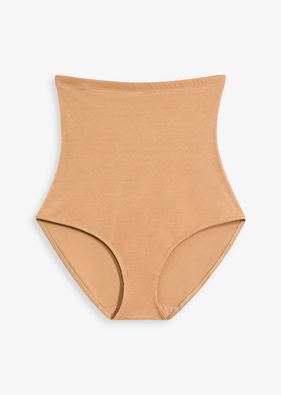 Σλιπ σύσφιγξης από γυαλιστερό υλικό με μεσαίο αποτέλεσμα σμίλευσης-Καφέ ανοιχτό-bonprix