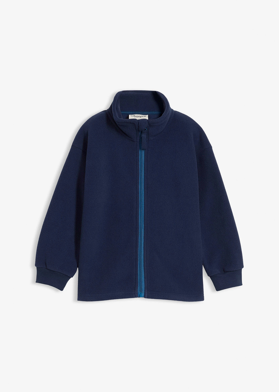 Τζάκετ από μαλακό φλις-Μπλε σκούρο-bonprix