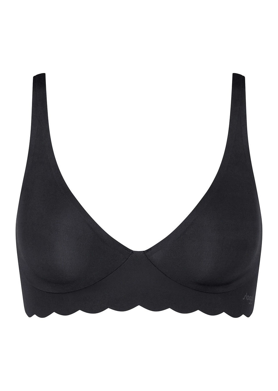 Bralette sloggi ZERO Microfibre 2.0 Soft (συσκευασία των 2)-Μαύρο-bonprix