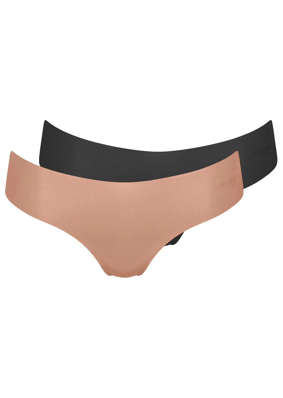 Φαρδύ στρινγκ sloggi ZERO Microfibre 2.0 (συσκευασία των 2)-Καφέ + Μαύρο-bonprix