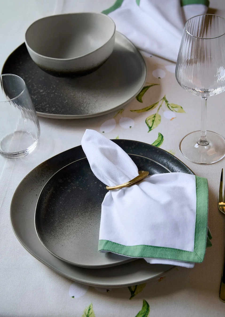 Πετσέτες φαγητού από βιολογικό βαμβάκι (συσκευασία των 4)-bonprix