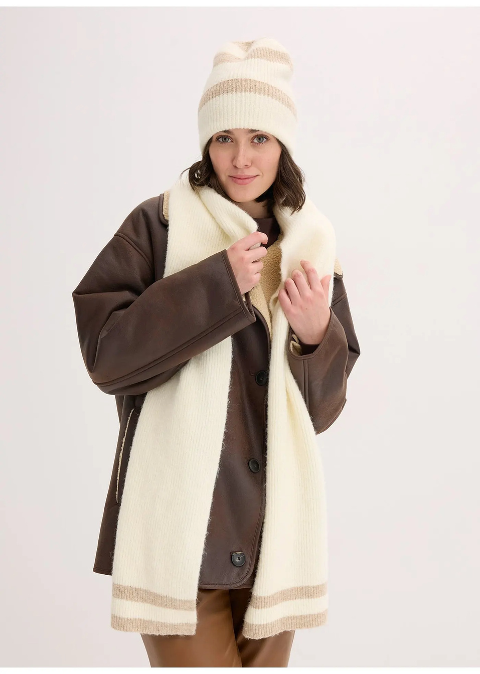 Κασκόλ και σκουφάκι (σετ 2 τεμ.)-bonprix